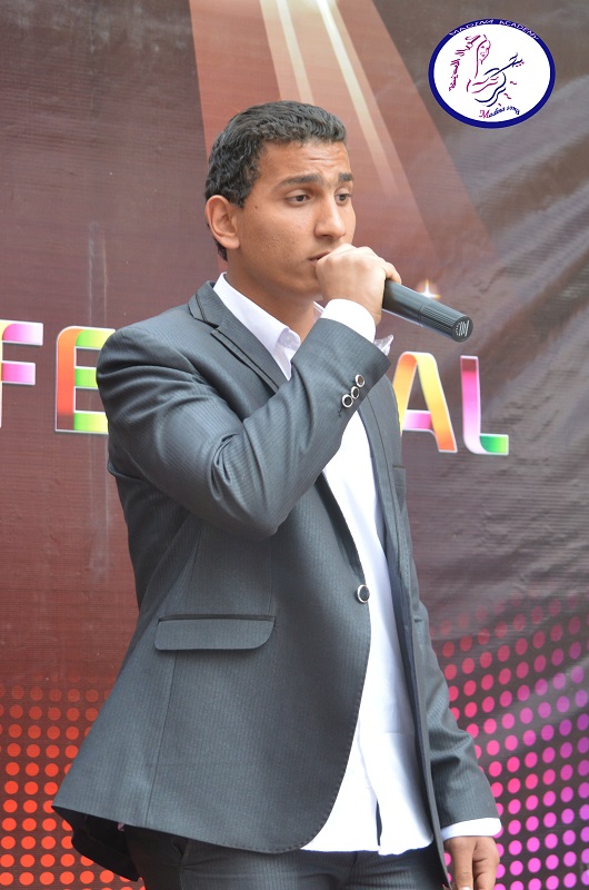 الطالب سعد أحمد فى مهرجان الأسر الطلابية 2014